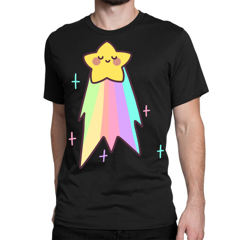 Rainbow Shooting Star Classic T-shirt | Artistshot