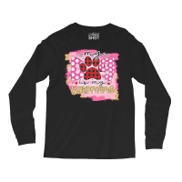 My Dog Is My Valentine T  Shirtmy Dog Is My Valentine T  Shirt (1) Long Sleeve Shirts | Artistshot