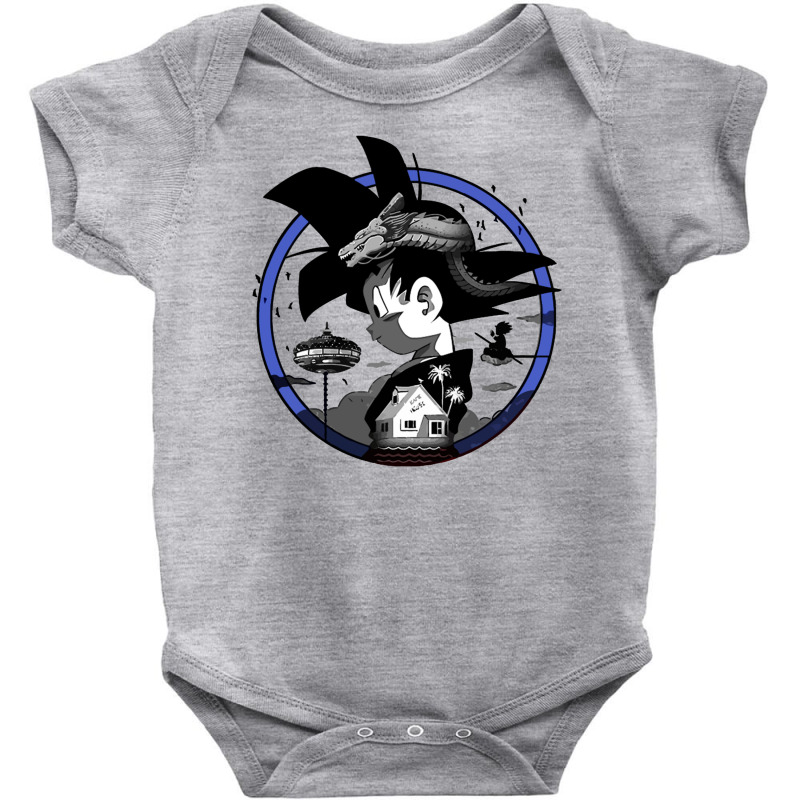 Little Goku Memories Baby Bodysuit by Santika | Artistshot