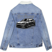 Drifting Machine. Altezza  Is Unisex Sherpa-lined Denim Jacket | Artistshot