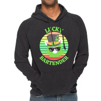 One Lucky Bartender T  Shirtone Lucky Bartender T  Shirt (1) Vintage Hoodie | Artistshot