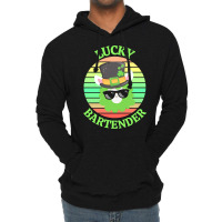 One Lucky Bartender T  Shirtone Lucky Bartender T  Shirt (1) Lightweight Hoodie | Artistshot