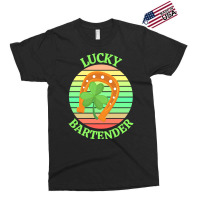 One Lucky Bartender T  Shirtone Lucky Bartender T  Shirt (2) Exclusive T-shirt | Artistshot