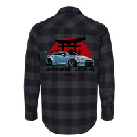 Gtr. Japanese Legend (blue) Flannel Shirt | Artistshot