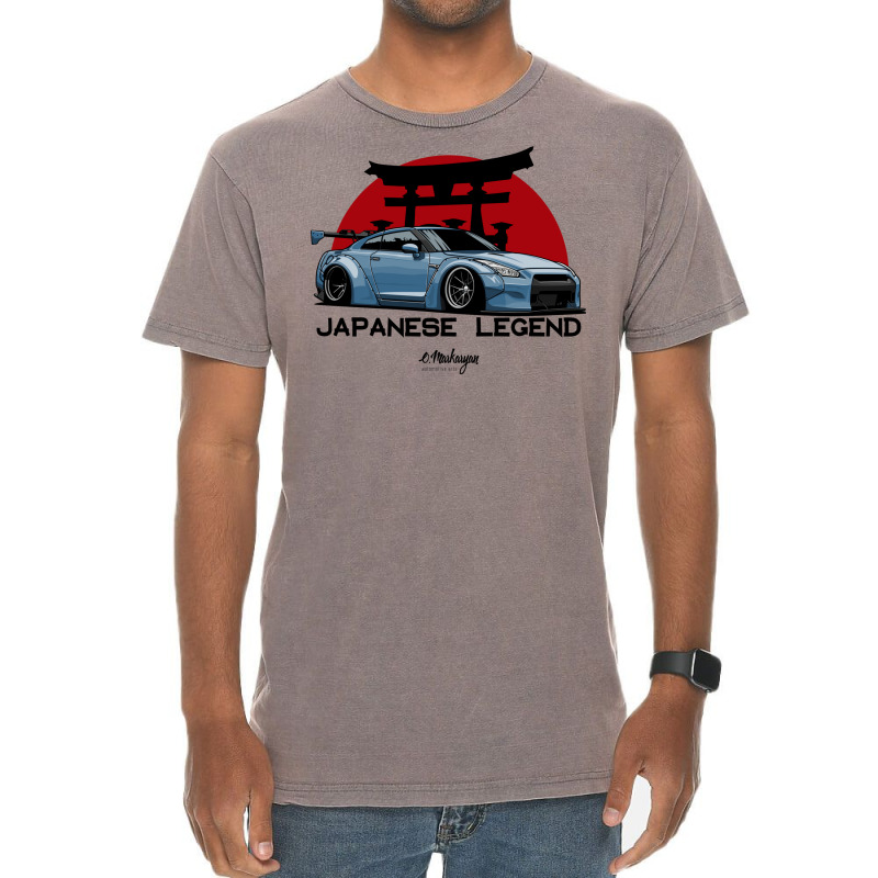 Gtr. Japanese Legend (blue) Vintage T-Shirt by psujekfaisyy | Artistshot