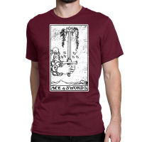 Ace Of Swords   Tarot Card   Major Arcana   Fortune Telling   Occult Classic T-shirt | Artistshot