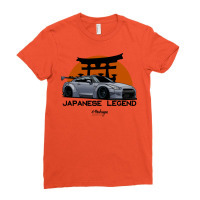 Gtr. Japanese Legend (gray) Ladies Fitted T-shirt | Artistshot