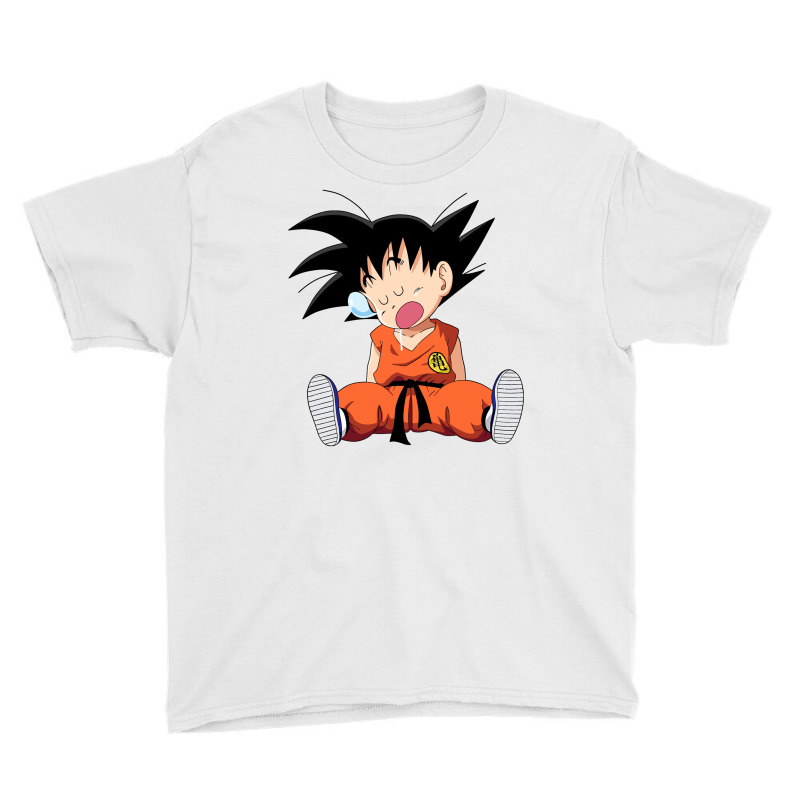 Sleeping Little Goku Youth Tee by Santika | Artistshot