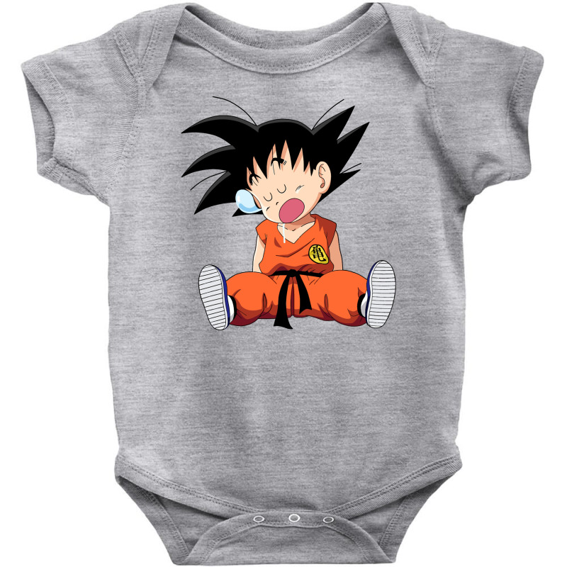 Sleeping Little Goku Baby Bodysuit by Santika | Artistshot