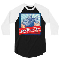 The Revolution Has Begun 3/4 Sleeve Shirt | Artistshot