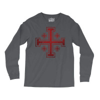 Jerusalem Cross Medieval Knights Cross Crusader Long Sleeve Shirts | Artistshot