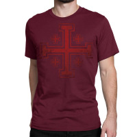 Jerusalem Cross Medieval Knights Cross Crusader Classic T-shirt | Artistshot