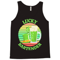 One Lucky Bartender T  Shirtone Lucky Bartender T  Shirt (6) Tank Top | Artistshot