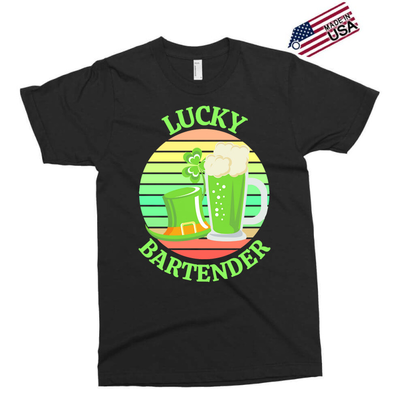 One Lucky Bartender T  Shirtone Lucky Bartender T  Shirt (6) Exclusive T-shirt | Artistshot