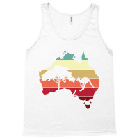 Cool Australia Map Kangaroo Rainbow Australian Aussie Long Sleeve T Sh Tank Top | Artistshot