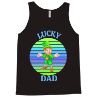 One Lucky Dad T  Shirtone Lucky Dad T  Shirt (1) Tank Top | Artistshot