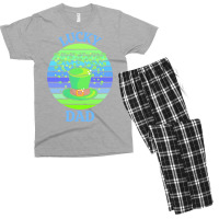 One Lucky Dad T  Shirtone Lucky Dad T  Shirt (2) Men's T-shirt Pajama Set | Artistshot