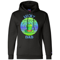 One Lucky Dad T  Shirtone Lucky Dad T  Shirt (2) Champion Hoodie | Artistshot