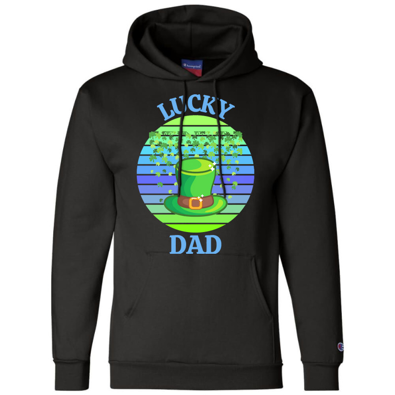 One Lucky Dad T  Shirtone Lucky Dad T  Shirt (2) Champion Hoodie | Artistshot