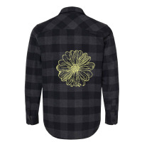 Artistshort Trending Sunflower Ink Print Flannel Shirt | Artistshot