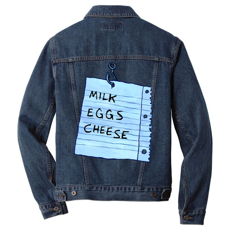 Floating Shopping List Men Denim Jacket | Artistshot