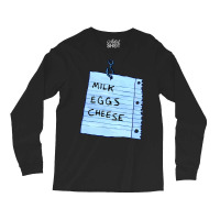 Floating Shopping List Long Sleeve Shirts | Artistshot