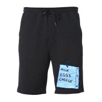 Floating Shopping List Fleece Short | Artistshot