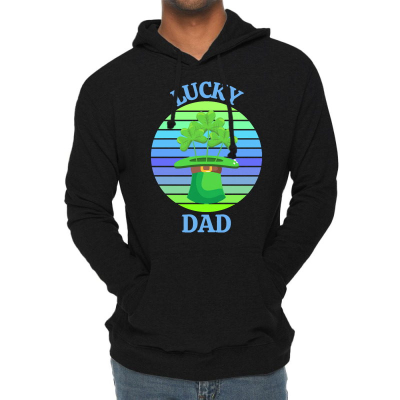 One Lucky Dad T  Shirtone Lucky Dad T  Shirt (3) Lightweight Hoodie | Artistshot