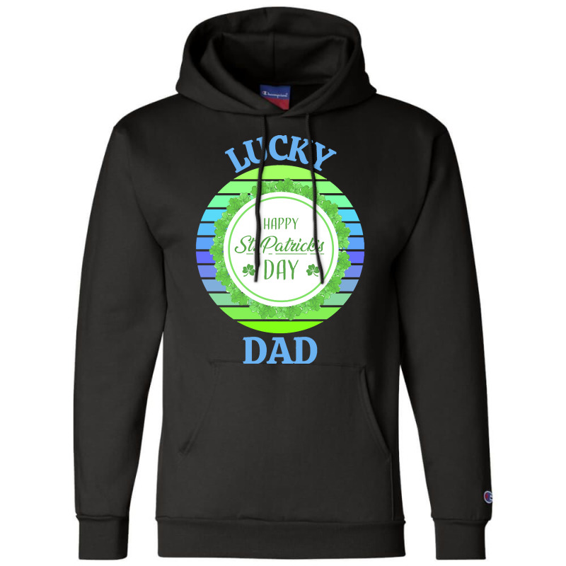 One Lucky Dad T  Shirtone Lucky Dad T  Shirt (4) Champion Hoodie | Artistshot