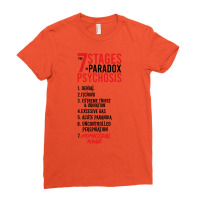 Umbrella Academy 2 The 7 Stages In Paradox Psychosis (white) Ladies Fitted T-shirt | Artistshot