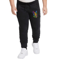 Multicolored Fox Youth Jogger | Artistshot