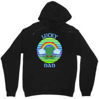 One Lucky Dad T  Shirtone Lucky Dad T  Shirt (5) Unisex Hoodie | Artistshot