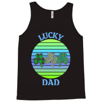 One Lucky Dad T  Shirtone Lucky Dad T  Shirt (6) Tank Top | Artistshot