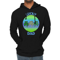 One Lucky Dad T  Shirtone Lucky Dad T  Shirt (6) Lightweight Hoodie | Artistshot