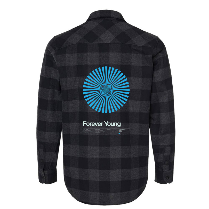 Alphaville - Forever Young - 1984 - New Wave Song Swiss Design Series Flannel Shirt | Artistshot