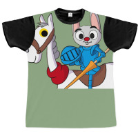 Crusader Rabbit Colour Graphic T-shirt | Artistshot