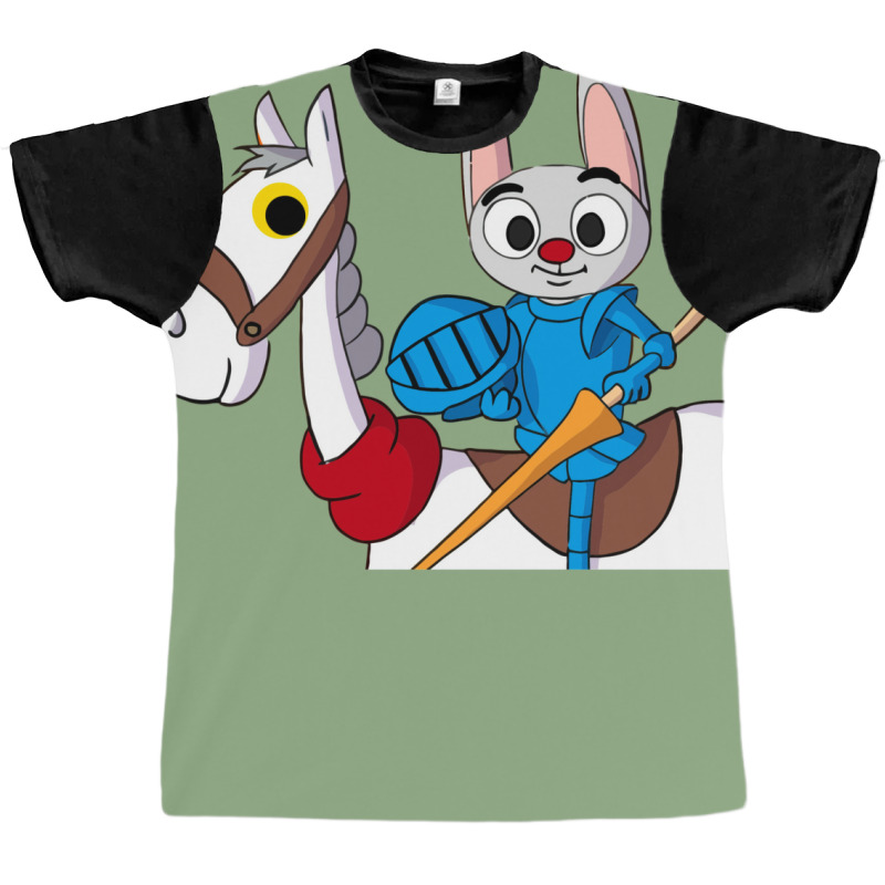 Crusader Rabbit Colour Graphic T-shirt | Artistshot