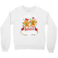 I Teach The Smartest Cookies Funny Teacher Xmas Gingerbread Long Sleev Crewneck Sweatshirt | Artistshot