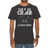 Crab Eating Seafood Butcher Crawfish Lobster Vintage T-shirt | Artistshot