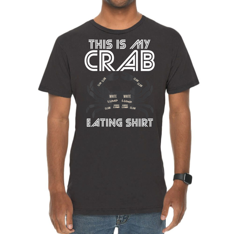 Crab Eating Seafood Butcher Crawfish Lobster Vintage T-shirt | Artistshot