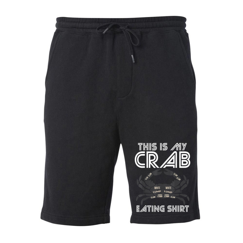 Crab Eating Seafood Butcher Crawfish Lobster Fleece Short | Artistshot