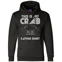 Crab Eating Seafood Butcher Crawfish Lobster Champion Hoodie | Artistshot