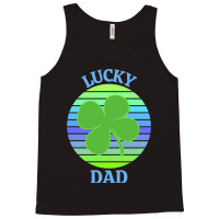 One Lucky Dad T  Shirtone Lucky Dad T  Shirt (8) Tank Top | Artistshot