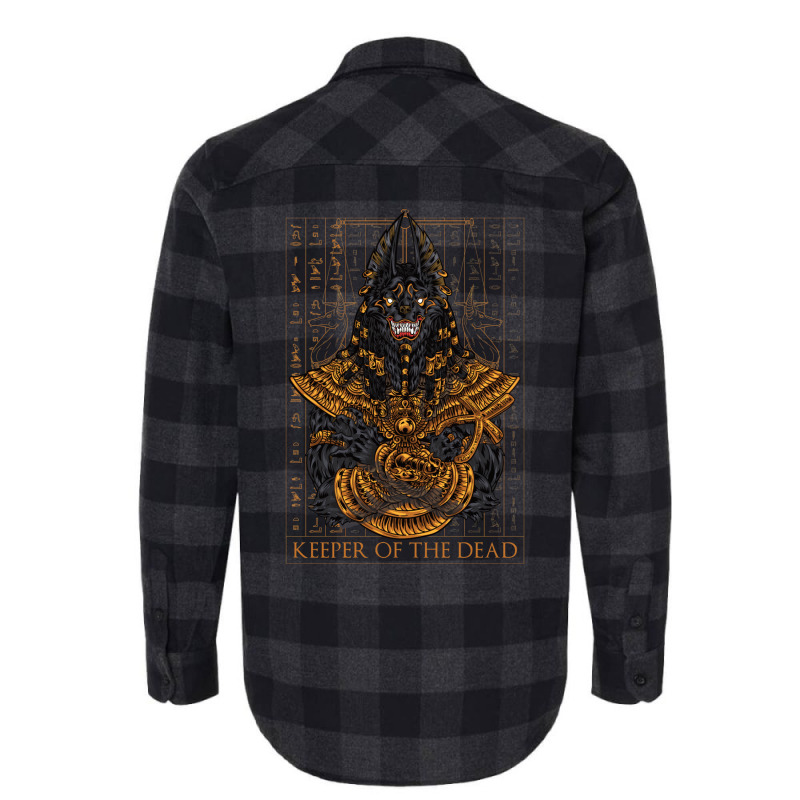 Egyptian God Of Death Anubis Flannel Shirt | Artistshot