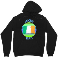 One Lucky Dad T  Shirtone Lucky Dad T  Shirt Unisex Hoodie | Artistshot