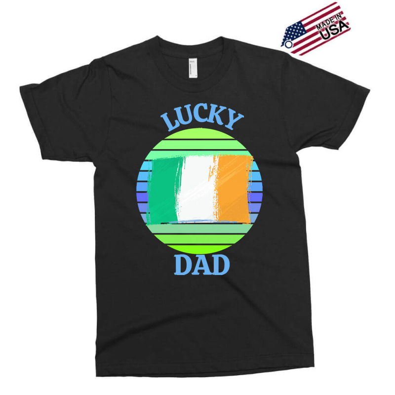 One Lucky Dad T  Shirtone Lucky Dad T  Shirt Exclusive T-shirt | Artistshot