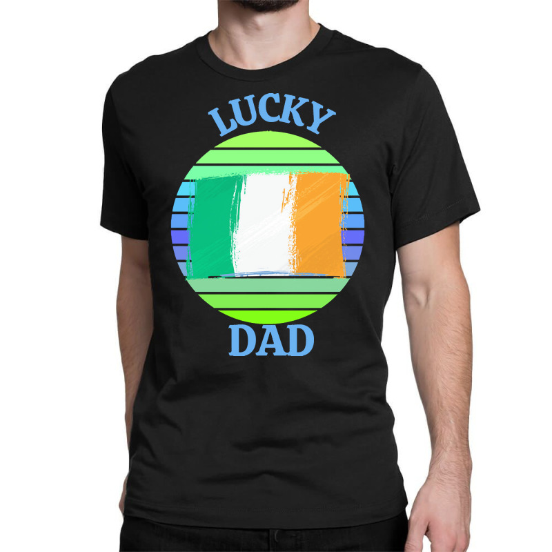 One Lucky Dad T  Shirtone Lucky Dad T  Shirt Classic T-shirt | Artistshot