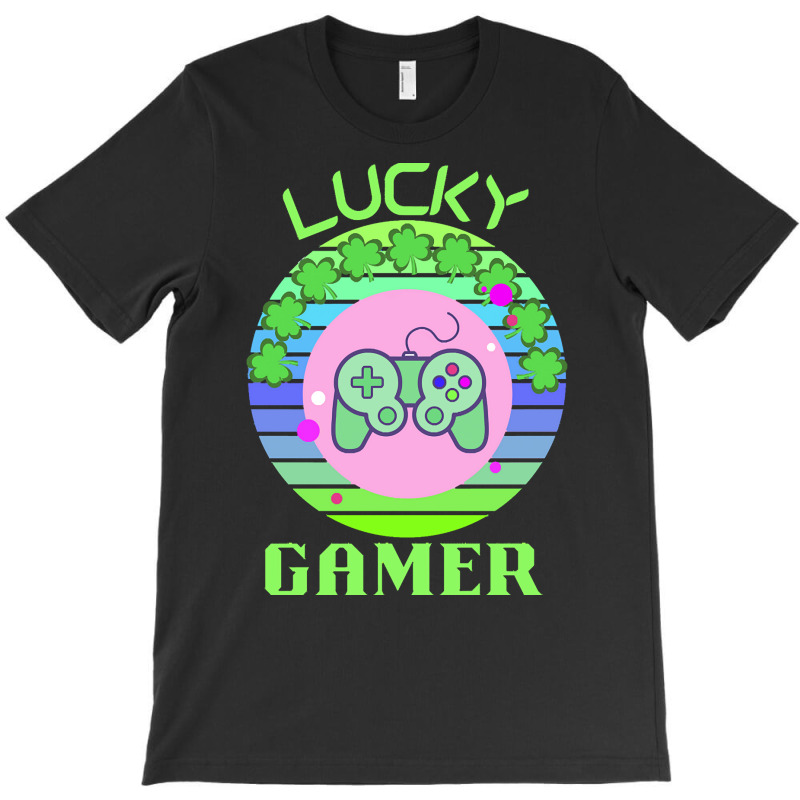 One Lucky Gamer T  Shirtone Lucky Gamer T  Shirt (1) T-shirt | Artistshot