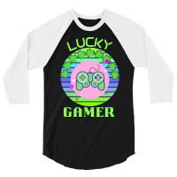 One Lucky Gamer T  Shirtone Lucky Gamer T  Shirt (1) 3/4 Sleeve Shirt | Artistshot