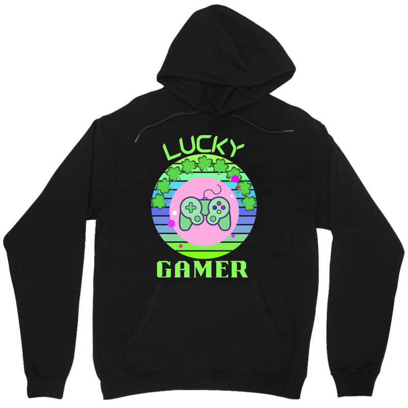 One Lucky Gamer T  Shirtone Lucky Gamer T  Shirt (1) Unisex Hoodie | Artistshot